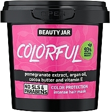 Kup WYPRZEDAŻ Intensywna maska chroniąca kolor włosów farbowanych - Beauty Jar Colorful Color Protection Intense Hair Mask *