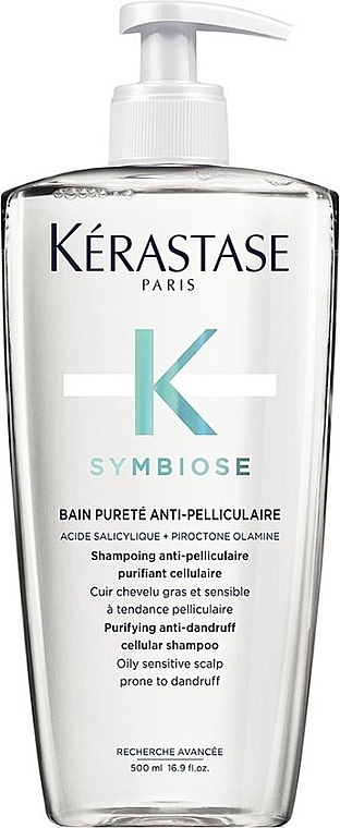 Oczyszczająca kąpiel przeciwłupieżowa do wrażliwej skóry głowy ze skłonnością do przetłuszczania się - Kérastase Symbiose Bain Pureté Anti-Pelliculaire — Zdjęcie N2