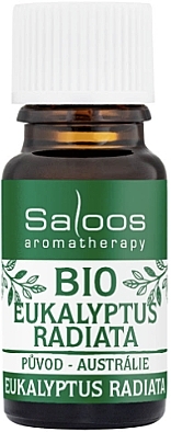 Bio olejek eteryczny z eukaliptusa groniastego - Saloos Bio Essential Oil Eucalyptus Radiata — Zdjęcie N1