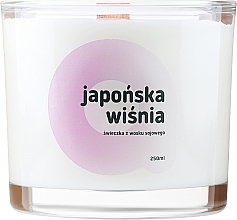 Naturalna świeca z wosku sojowego Japońska wiśnia - Auna Soya Candle Japanese Cherry — Zdjęcie N2