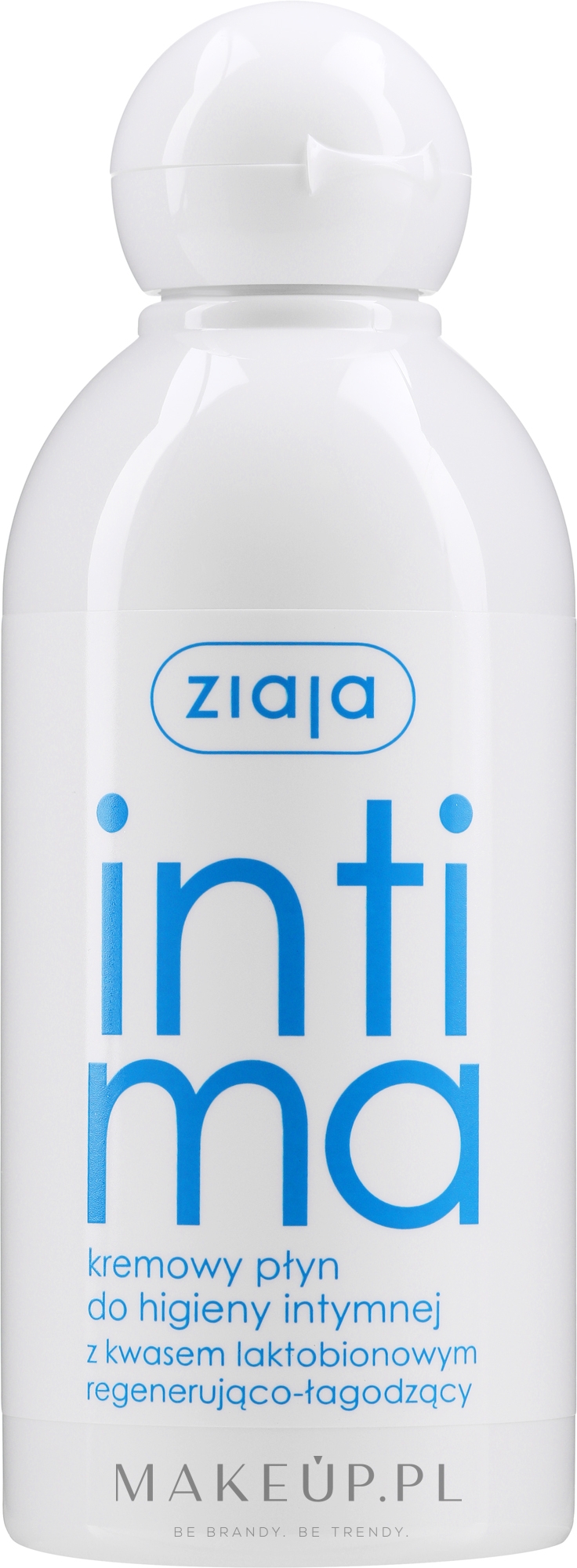 Kremowy płyn do higieny intymnej z kwasem laktobionowym - Ziaja Intima — Zdjęcie 200 ml