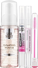 Kup Zestaw - Lash Secret Lami Home (mousse/80ml + l/oil/2ml + brush/1pcs + mask/2ml)