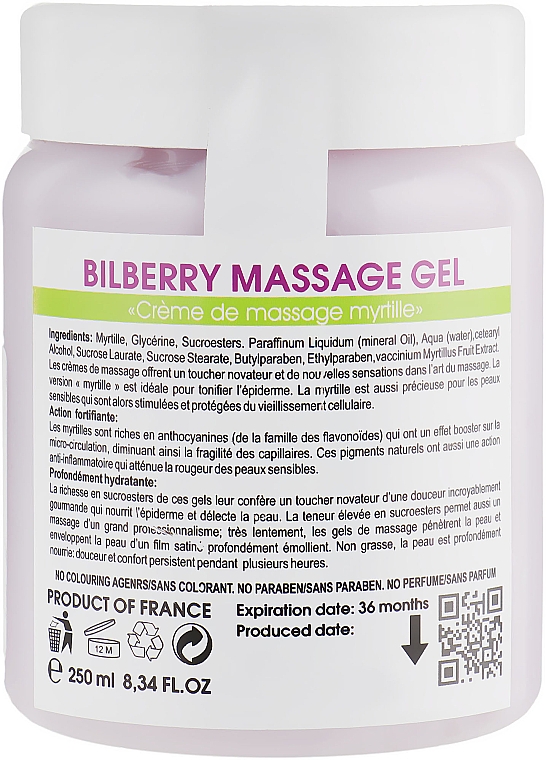 Żel do masażu z olejkiem jagodowym - Biotonale Bilberry Massage Gel — Zdjęcie N4