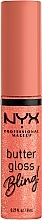 Nieklejący się błyszczyk do ust - NYX Professional Makeup Butter Gloss Bling — Zdjęcie N2