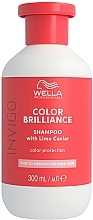 Ochronny szampon do włosów farbowanych, cienkich i normalnych - Wella Professionals Invigo Brilliance Fine Hair Shampoo — Zdjęcie N3