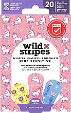 Kup Zestaw plastrów dla dzieci, 20 szt. - Wild Stripes Plasters Kids Sensitive Fantasy