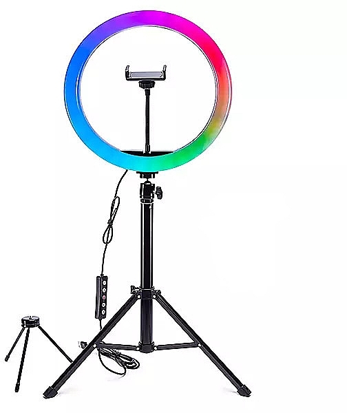 Lampa pierścieniowa LED - Rio-Beauty RGB Makeup & Vlogging LED Ring Light — Zdjęcie N1