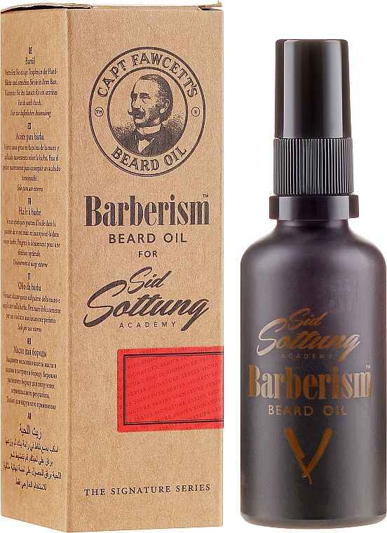 Olejek do brody - Captain Fawcett Barberism Sid Sottung Beard Oil — Zdjęcie N4