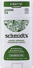 Naturalny dezodorant w sztyfcie Herbata jaśminowa - Schmidt's Natural Deodorant Jasmine Tea Stick — Zdjęcie N1