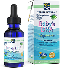 Kup Kwas Omega-3 w płynie dla dzieci - Nordic Naturals Baby's DHA Vegetarian