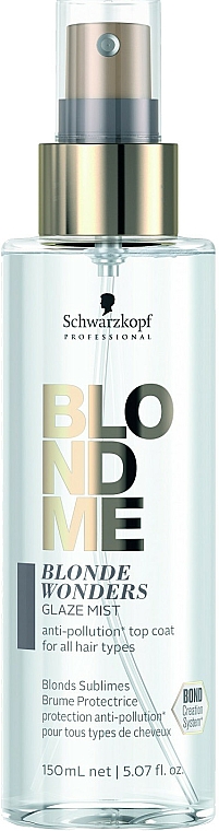Ochronny spray do włosów - Schwarzkopf Professional BlondMe Blond Wonders Glaze Mist — Zdjęcie N1