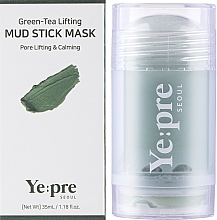 Maseczka w sztyfcie do twarzy - Yepre Green-Tea Lifting Mud Stick Mask — Zdjęcie N2