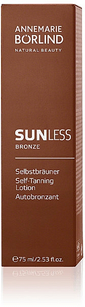 Balsam samoopalający do twarzy i ciała - Annemarie Borlind Sunless Bronze Self-Tanning Lotion — Zdjęcie N2