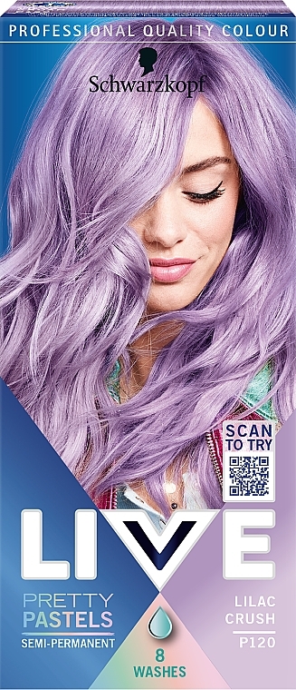 Półtrwały krem koloryzujący do włosów - Live Color Pretty Pastels — Zdjęcie N1
