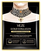 Wygładzająca maska na szyję - Veze (Venzen) Gold Collagen Mask — Zdjęcie N1