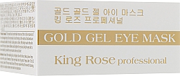 Przeciwstarzeniowe hydrożelowe płatki pod oczy ze złotem - King Rose Gold Gel Eye Mask — Zdjęcie N3