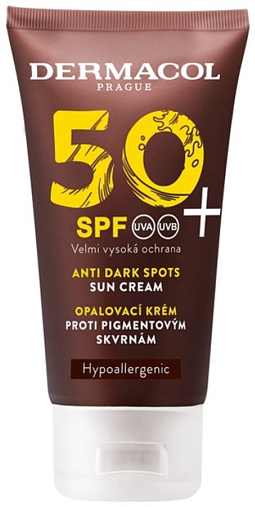 Krem przeciwsłoneczny na plamy pigmentacyjne - Dermacol Anti Dark Spots Sun cream SPF 50+ — Zdjęcie N1