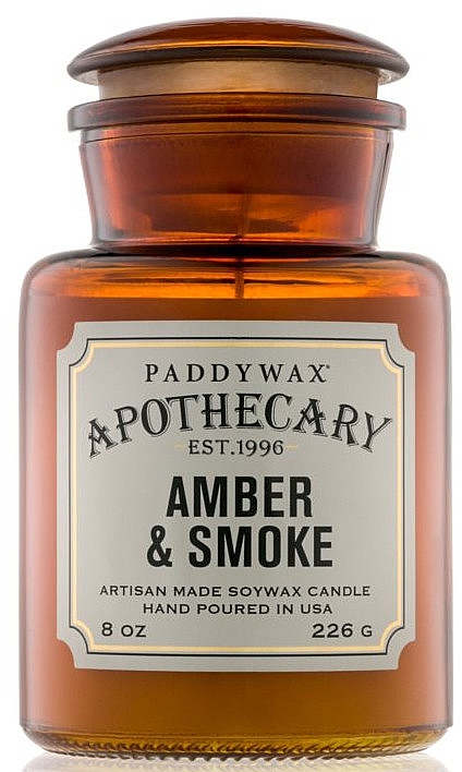 Paddywax Apothecary Amber & Smoke - Świeca zapachowa — Zdjęcie N1
