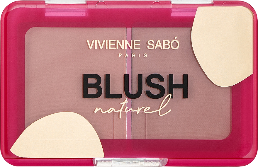 Paleta róży do twarzy - Vivienne Sabo Blush Naturel Palette — Zdjęcie N1