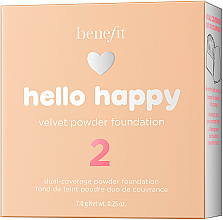 Podkład w pudrze do twarzy - Benefit Hello Happy Velvet Powder Foundation — Zdjęcie N4