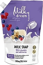 Mydło w płynie Biała czekolada i leśne jagody (uzupełnienie) - Milky Dream — Zdjęcie N1