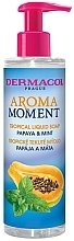 Mydło w płynie Papaja i mięta - Dermacol Aroma Moment Tropical Liquid Soap — Zdjęcie N1