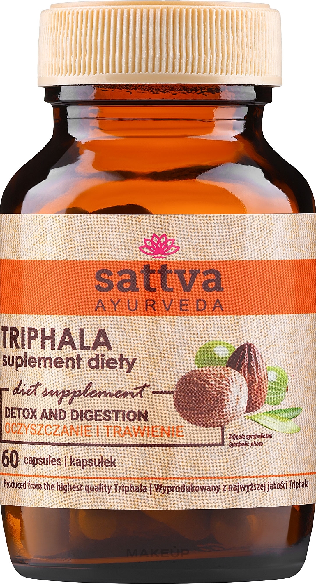 Suplement diety - Sattva Ayurveda Triphala Extract Supplement — Zdjęcie 60 szt.