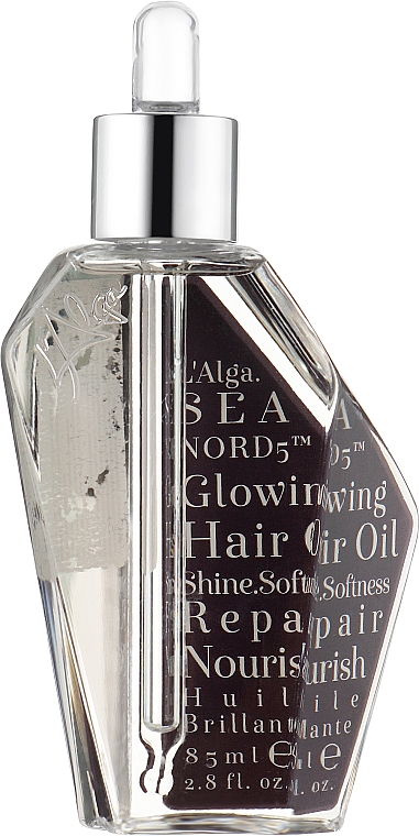 Rewitalizujący olejek do włosów nadający połysk - L’Alga Seanord5 Oil — Zdjęcie N1