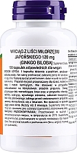 Suplement diety Ginkgo Biloba, 120 mg - Now Foods Ginkgo Biloba Double Strength — Zdjęcie N2