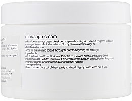 Krem do masażu z masłem kokosowym i aloesem - Strictly Professional Body Care Massage Cream — Zdjęcie N2