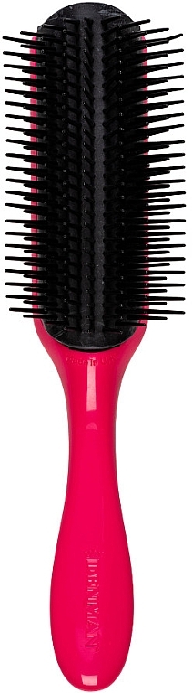 Szczotka do włosów D4, czarno-różowa - Denman Original Styling Brush D4 Asian Orchid — Zdjęcie N1