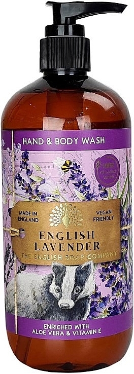 PRZECENA! Żel do mycia rąk i ciała Angielska lawenda - The English Soap Company Anniversary English Lavender Hand & Body Wash * — Zdjęcie N1
