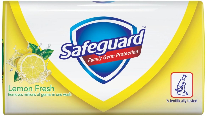 Cytrynowe antybakteryjne mydło kosmetyczne - Safeguard Family Germ Protect — Zdjęcie N1