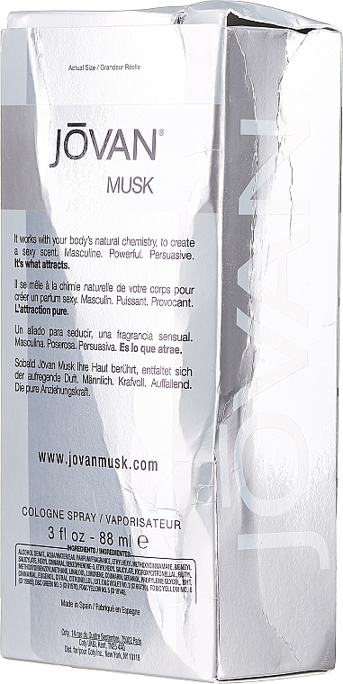 PRZECENA! Jovan Platinum Musk For Men - Woda kolońska * — Zdjęcie N1