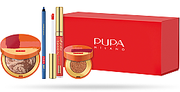 Kup Zestaw - Pupa My Fabulous Beauty Box Summer Escape (eye/sh/2g + eye/pen/1.6g + lipstick/4.5ml + br/7g)