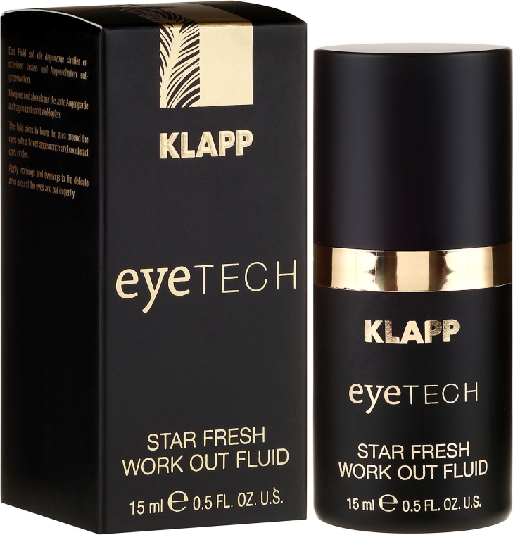 Odświeżający fluid do powiek - Klapp Eyetech Star Fresh Work Out Fluid — Zdjęcie N1