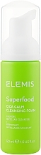 Pianka do mycia twarzy z ekstraktem z Centella Asiatica - Elemis Superfood CICA Calm Cleansing Foam (mini) — Zdjęcie N1