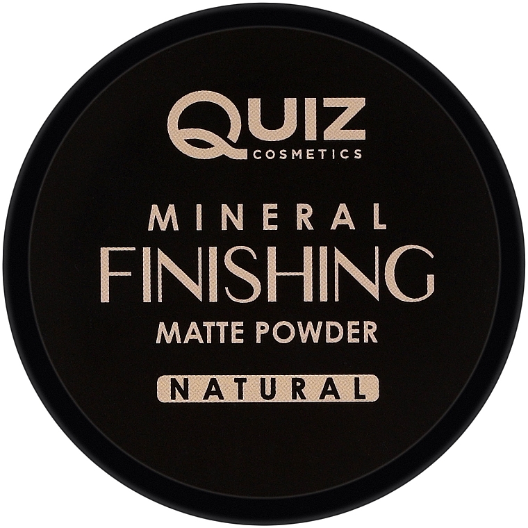 Mineralny puder sypki do twarzy - Quiz Cosmetics Mineral Finishing Matte Powder — Zdjęcie N2