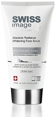 Peeling do twarzy - Swiss Image Whitening Care Absolute Radiance Whitening Face Scrub — Zdjęcie N1