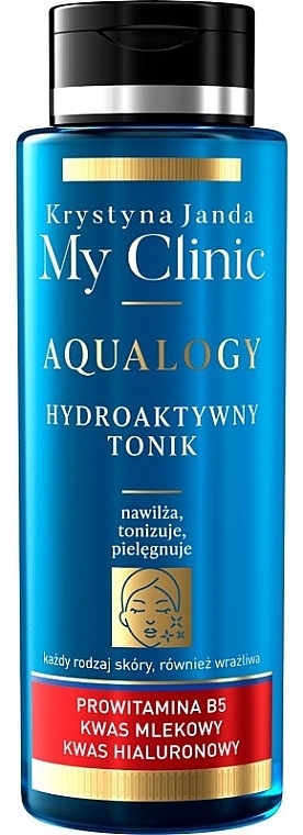 Hydroaktywny tonik do twarzy - Janda My Clinic Aqualogy — Zdjęcie N1