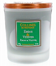 Kup Świeca zapachowa Heban i wetyweria - Collines de Provence Candle Ebony & Vetiver