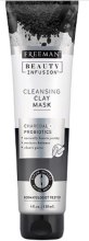 Kup Oczyszczająca maska glinkowa do twarzy - Freeman Beauty Infusion Cleansing Clay Mask Charcoal & Probiotics