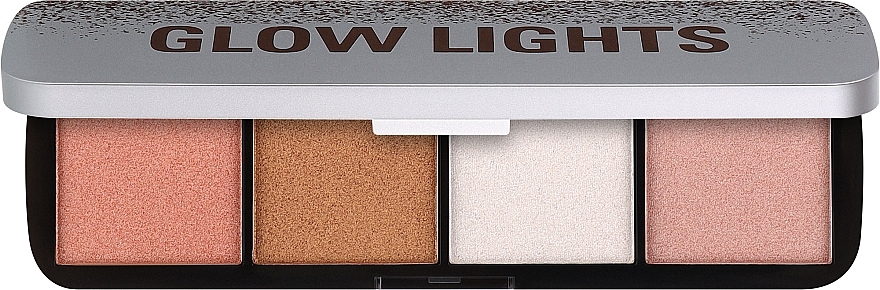 Paleta rozświetlaczy - Revolution Glow Lights Highlighter — Zdjęcie N1