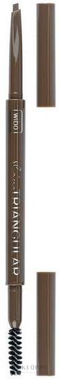 Trójkątna kredka do brwi - Wibo Slim Triangular Eyebrow Pencil — Zdjęcie 01 - Soft Brown