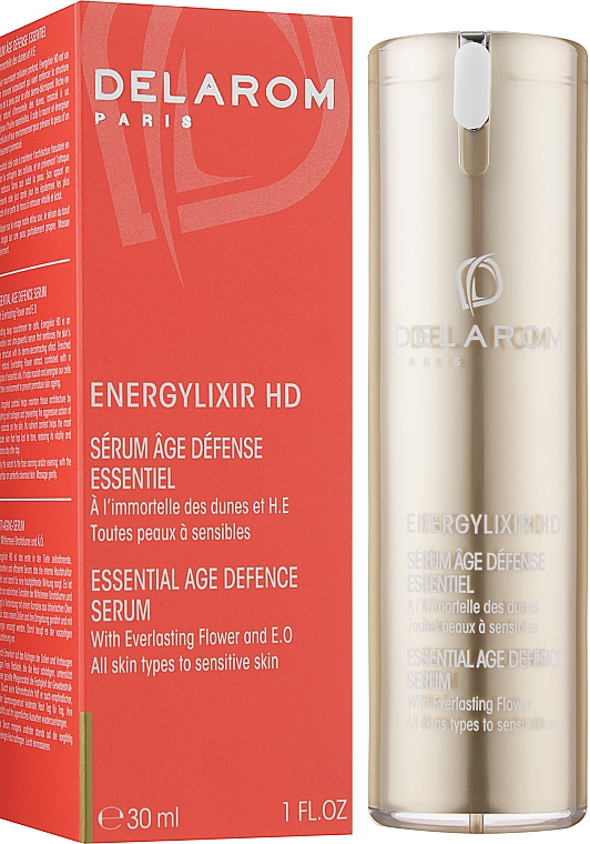 Przeciwstarzeniowe serum do twarzy - Delarom Energylixir HD Essential Age Defense  — Zdjęcie N2