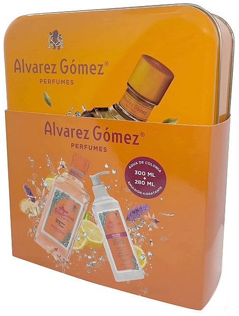 Alvarez Gomez Agua de Colonia Concentrada Eau D'Orange - Zestaw (edc/300ml + b/emuls/280ml) — Zdjęcie N2