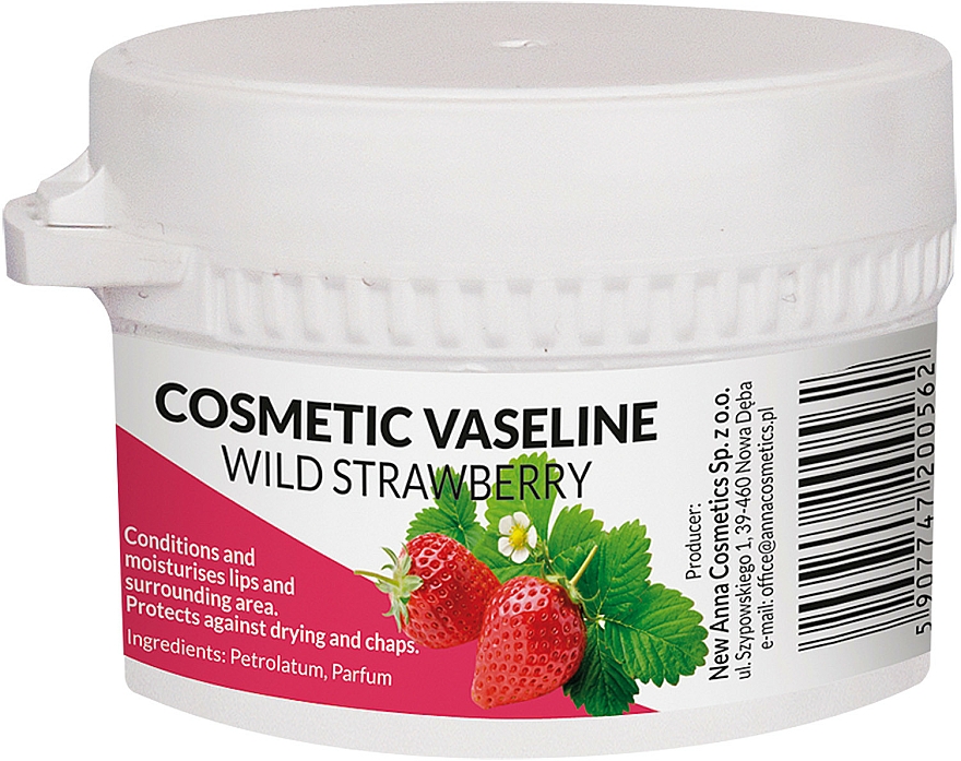 Nawilżający krem do twarzy Olej moringa - Pasmedic Cosmetic Vaseline Wild Strawberry — Zdjęcie N1