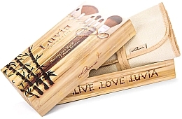 Zestaw pędzli do makijażu, 12 szt. - Luvia Cosmetics Bamboo’s Root Brush Set — Zdjęcie N2