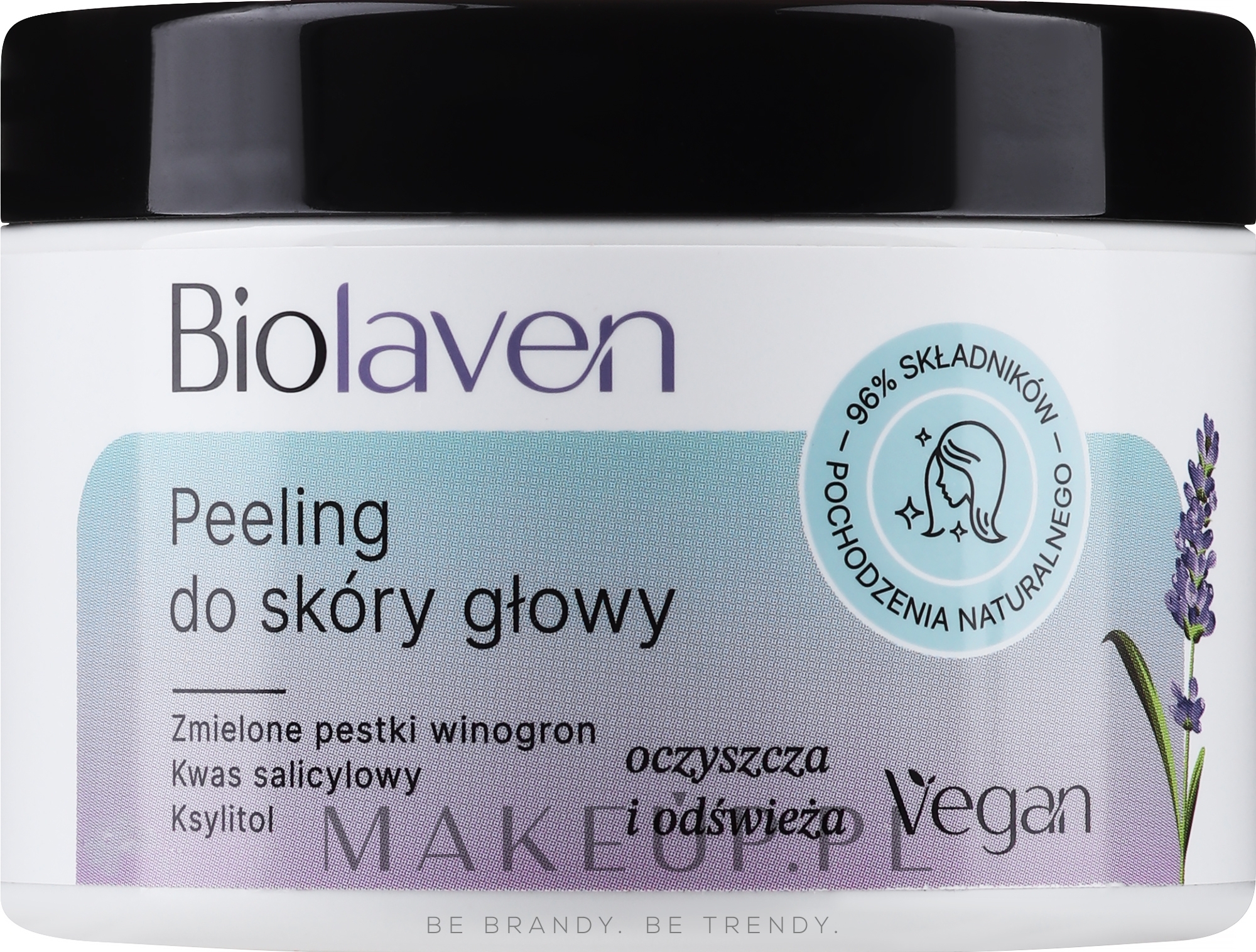 Peeling do skóry głowy - Biolaven Organic Hair Peeling — Zdjęcie 155 g