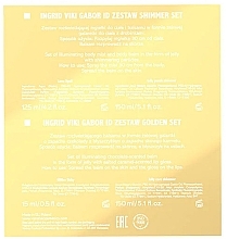 Zestaw - Ingrid Cosmetics x Viki Gabor ID Golden Set 4 (b/lot 150 ml + b/mist 125 ml) — Zdjęcie N3